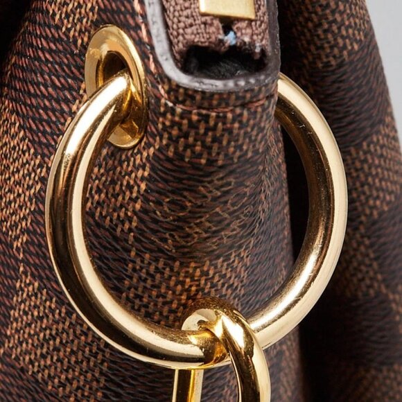 Louis Vuitton Black Damier Canvas Odeon Tote MM Bag - Picture 11 of 12